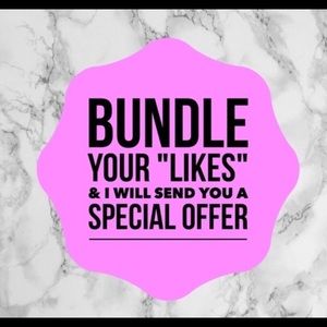 Bundle items from my closet and receive discount!